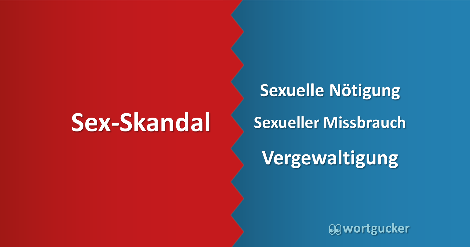 Missbrauch ist kein Sex-Skandal