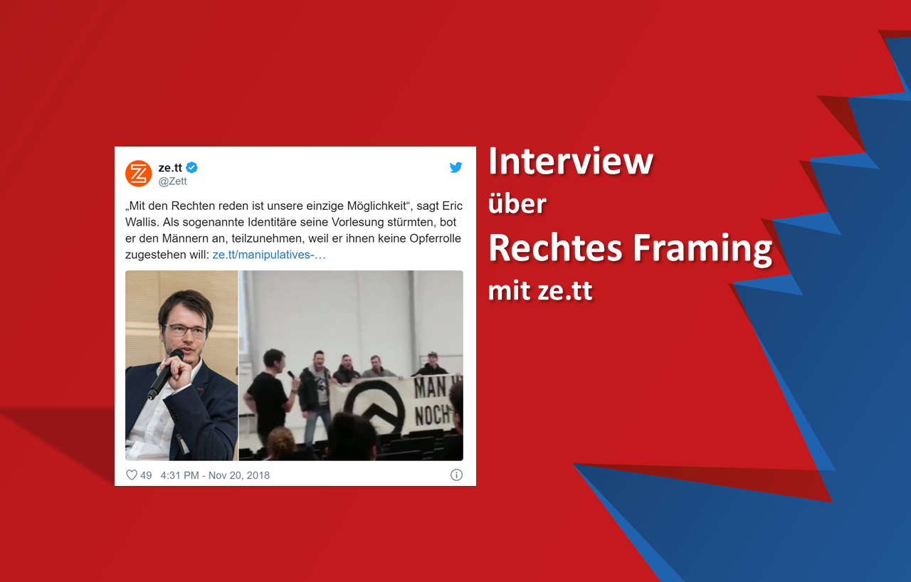 Manipulatives Framing von Rechts - Interview bei ze.tt