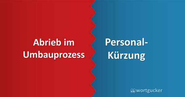 Wording & Framing bei der Abschaffung von Arbeitsplätzen