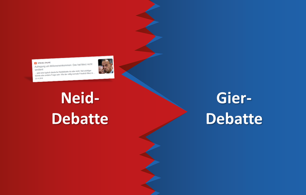 Die dreiste Manipulation hinter dem Unwort "Neiddebatte"